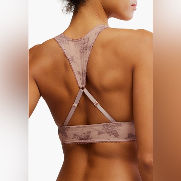 Talk about it Racerback bralette NWOT fawn combo - Picture 3 of 5